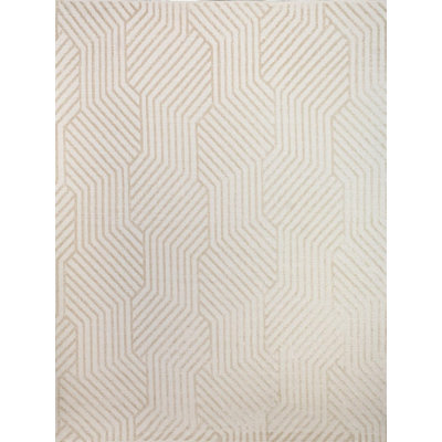 Utopia Geometric Area Rug in Gray