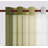 2 Panels Ombre Sheer Curtains Faux Linen Semi Voile Gradient Farmhouse Style Curtains, Grommet Top Window Drape Panels for Bedroom and Living Room-4019745-4019744