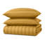 Microfiber Striped Duvet Cover Set with Pillowcases Included-120238773-120238776