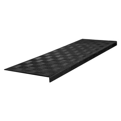  Indoor/Outdoor Non-Slip Bullnose Rubber Stair Treads
