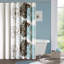 Rideau de douche simple à imprimé floral 100% coton Lola-32740818-32740819