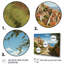 «Italian Village By The Coast I», paysage, Italie, art mural multi-panneaux