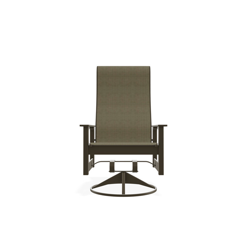 Leeward Polymer Outdoor Lounge Chair, Elevation Stone, Beachwood