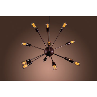 Lustre sphère spoutnik 12 lumières Amundson