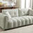 Modern Style 91.5" Tufted Chenille Upholstered Sofa with Round Arms,Oversized Comfort for Living Room-546057665