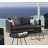 Diamond 59.1" Wide Outdoor Wicker Loveseat with Cushions