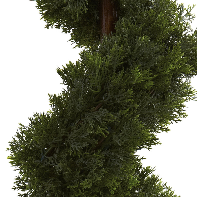 31'' Faux Cedar Topiary in Ceramic Urn