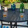 Basima 4 - Person Metal Patio Dining Set with Round Table