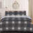 Plaid Check Grey Patchwork