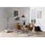 Abdulhaadi Round Glass Top Dining Table