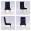 Chaise en velours Marianely