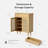 4-Tier  24 Pair Shoe Cabinet With Drawer And Doors -230981860