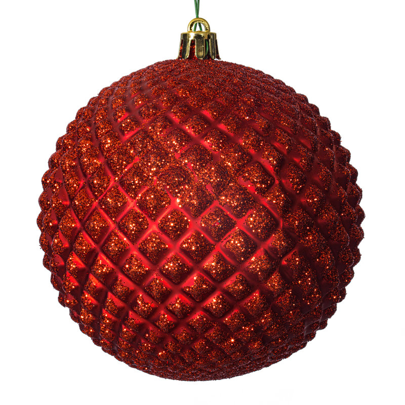 Boule incassable 4 po, Rouge