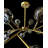 Klamath 18 - Light Crystal and Copper Dimmable Sputnik Modern Linear Chandelier
