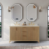 Turlington Freestanding Standard Bathroom Vanity with Top