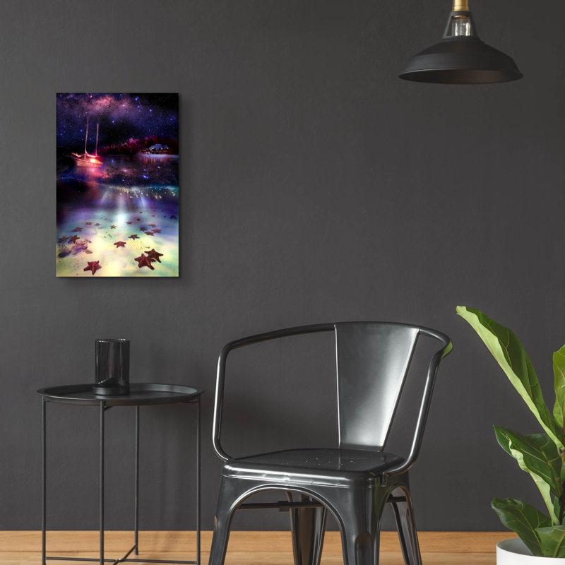 «Stary Stary Nite» par Murray Henderson, art mural en verre acrylique, H 24 po x l 16 po x P 0,2 po
