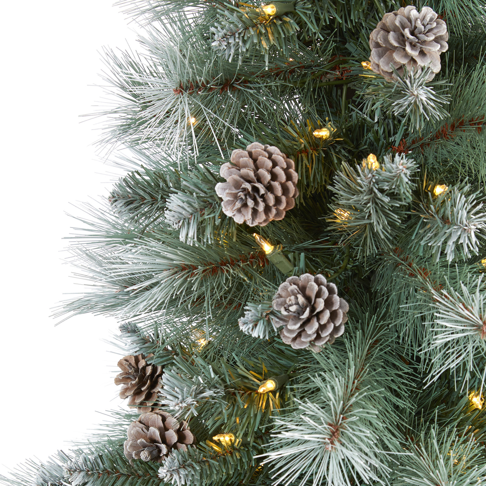 Lighted Artificial Christmas Tree, 6' H