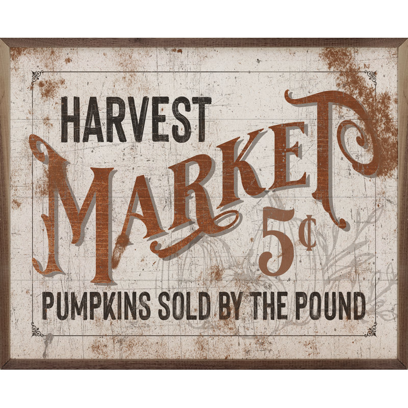 Harvest Market 5 Cents - blanc, Blanc, L 10 po x H 8 po