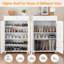 Armoire à chaussures multi-tailles à 5 niveaux avec tiroir-70484258-105918638