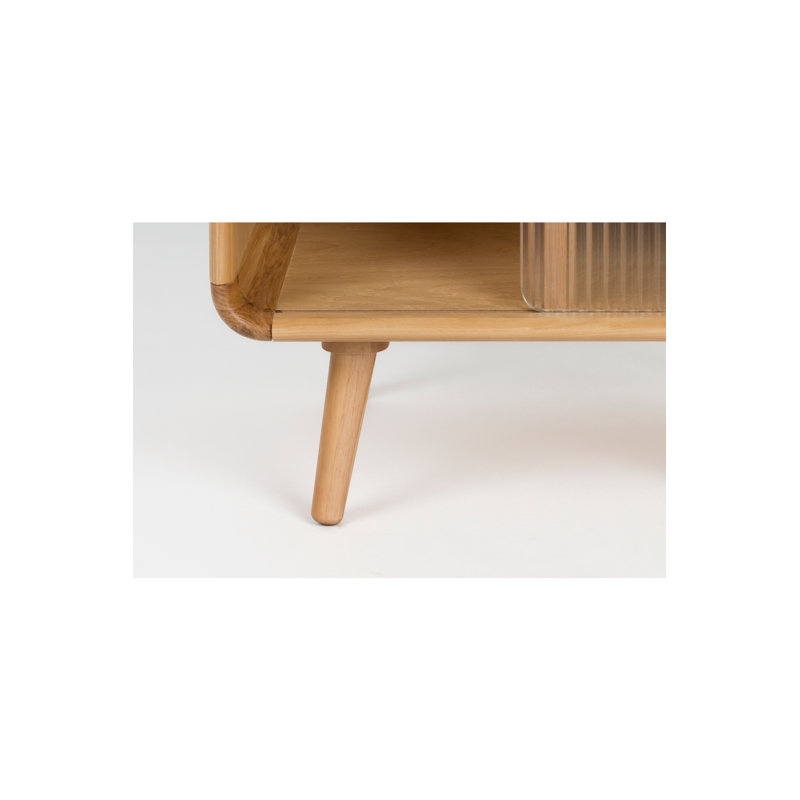 Nightstand Solid Wood Nightstand, Natural