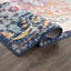 Tapis oriental ivoire / orange / bleu marine Favreau-1593249988
