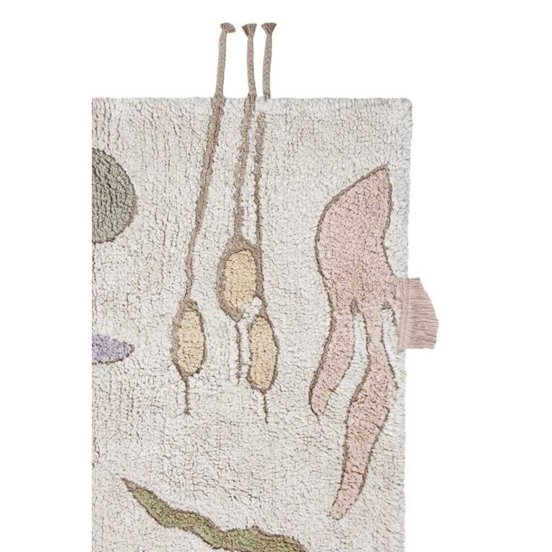 Tapis de jeu lavable Botanic Fantasy, Rectangle 6 pi 7 po x 9 pi 10 po