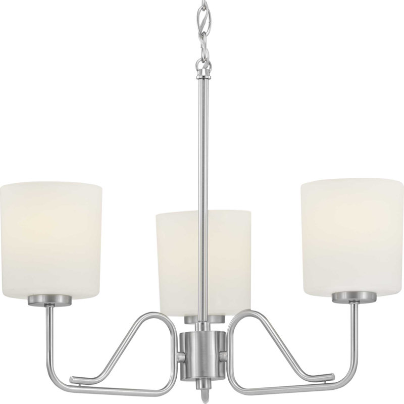 Aiana 3 - Light Dimmable Classic / Traditional Chandelier, Brushed Nickel