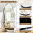 Whimsical Foot-Shaped Full-Length Mirror with Safety Frame-1899545613-1899545612