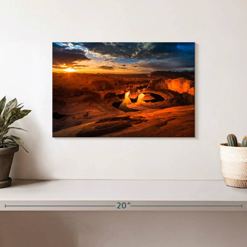 Alvord Reflection Canyon Sunrise, H 8 po x l 12 po