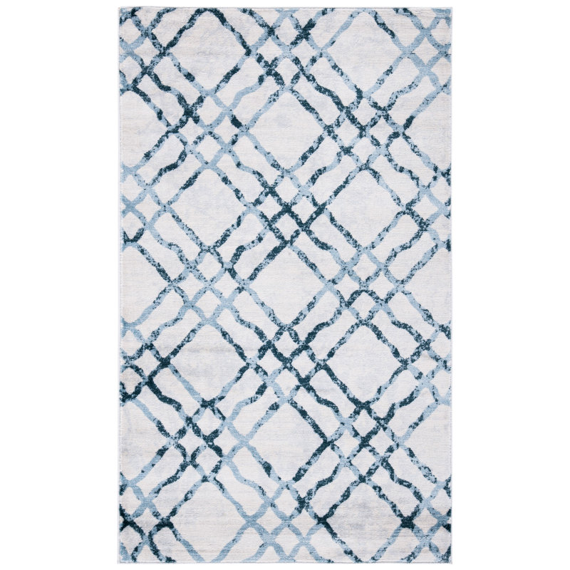 Winnols Performance Geometric Rug, Rectangle 3' x 5'