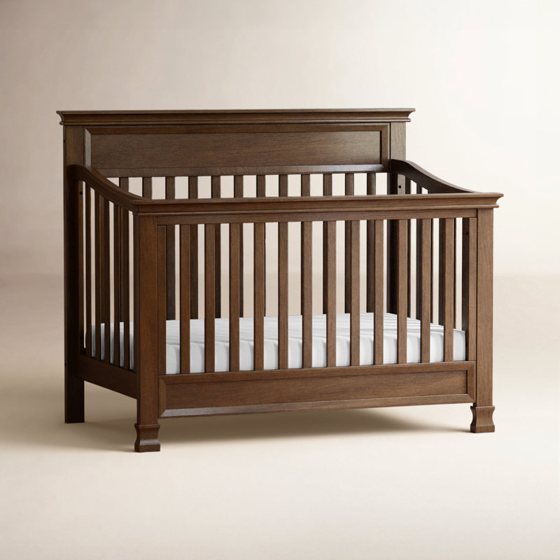 Foothill Greenguard Gold Certified 4 -in-1 Convertible Crib, Mocha