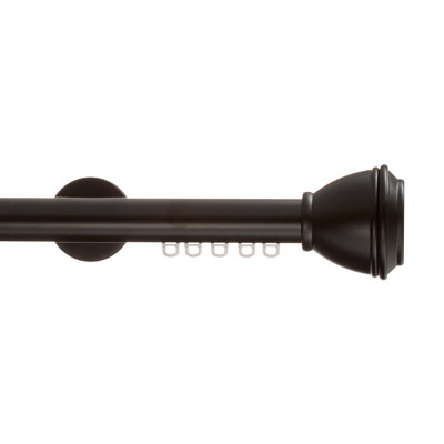 Blaze Single Traverse Curtain Rod