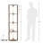 Carrye 64'' LED Dimmable Cornor Floor Lamp with Shelves-959299280