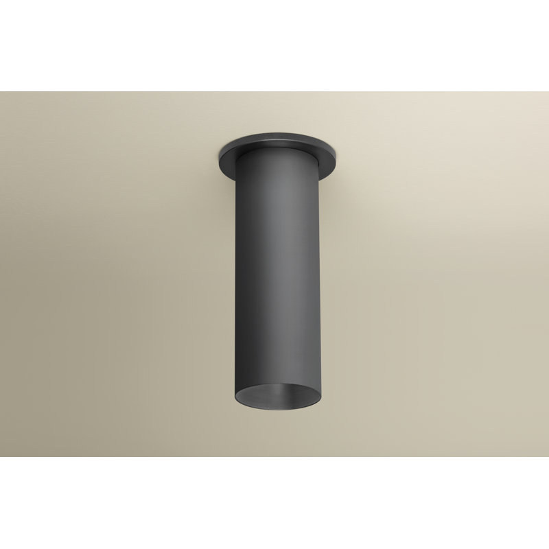 Luxe 1 - Light LED Flush Mount, 25 W, Satin Black, 10.75" H x 10.75" W x 10.75" D