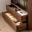 Armoire d'appoint en verre sur pied