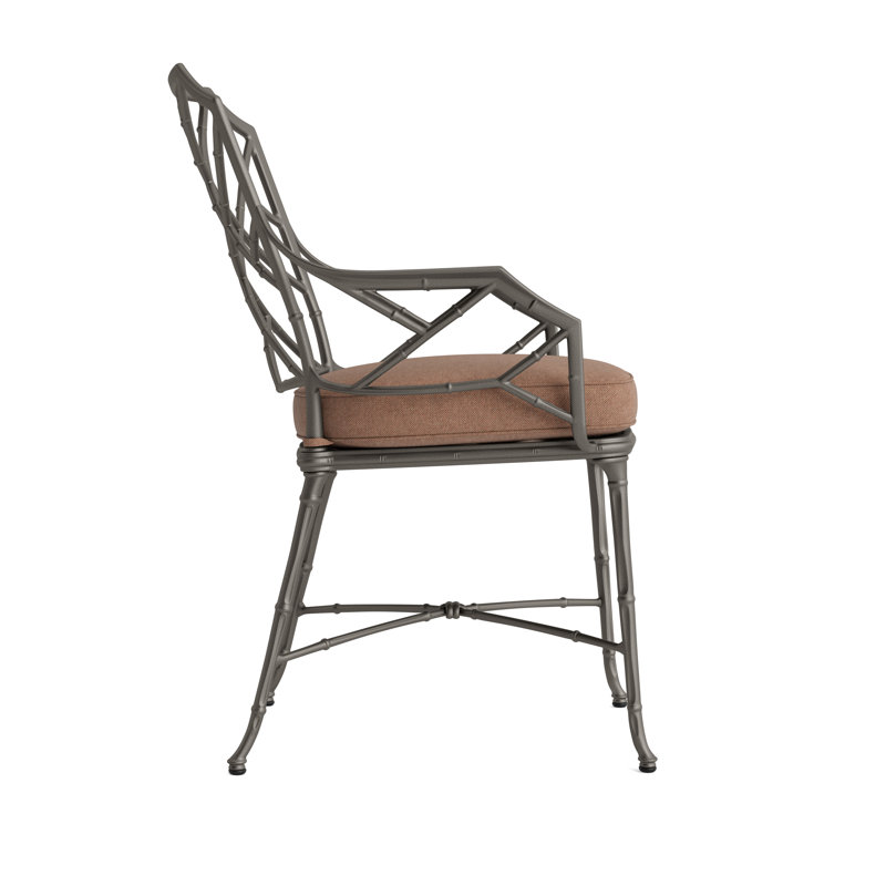 Calcutta Outdoor Dining Chair, Mica, Fusion Clay