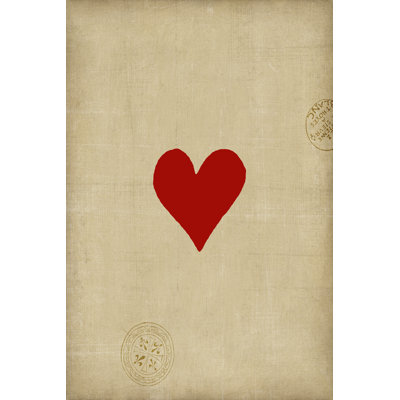 Small Heart by Vision Studio - Wrapped Canvas Painting