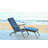 Barksdale Outdoor Acacia Wood Chaise Lounge , Cushion Included-2088915971