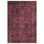Bloom Rugs Washable Non-Slip Rug - Dark Red Traditional Bordered Runner for Entryway, Hallway, Bathroom, and Kitchen