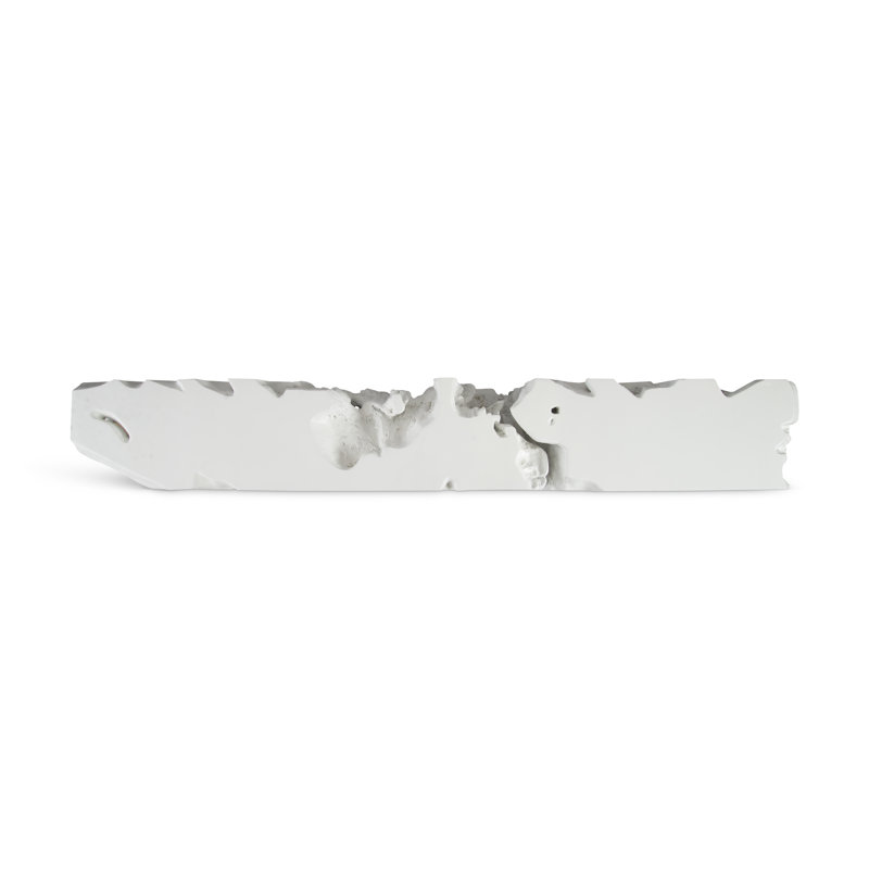 White Metal and Wood Rectangular Console Table with Storage