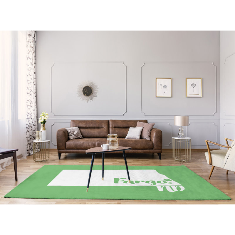 Tapis de poly-chenille fargo north dakota, Rectangle 9 pi x 12 pi