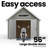 Tribeca 10 ft. W x 12 ft. D Wood Storage Shed With Floor (Professional Installation Available)-109248378