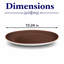 Assiette ovale Vital Coupe en porcelaine de qualité supérieure TWISTER-MOKKA-185965472