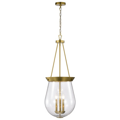 Luminaire suspendu urne 3 lumières Avard