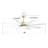 66 Inch Modern Ceiling Fan With Dimmable Led Light 8 ABS Blades Remote Control Reversible DC Motor For Home Office-1866926231