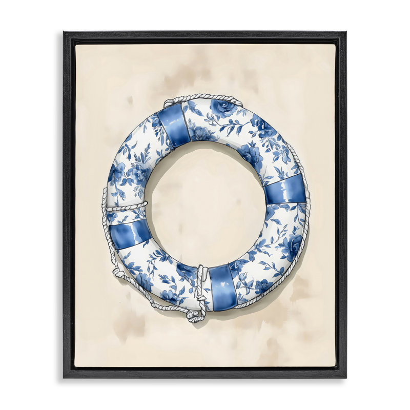 Cadre flottant bleu, girouette, par Arlington Prints, H 31 po x l 25 po, Cadre flottant noir de jais