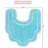 Dobrinka Bath Rug Plush 100% Cotton Mat, Unique Design, Absorbent, Quick Dry-667013365-637412966