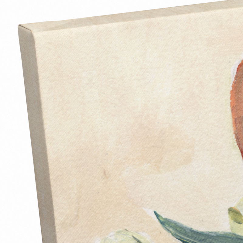 Vase de tulipes - Peinture, Toile tendue, H 24 po x l 20 po x P 1,25 po