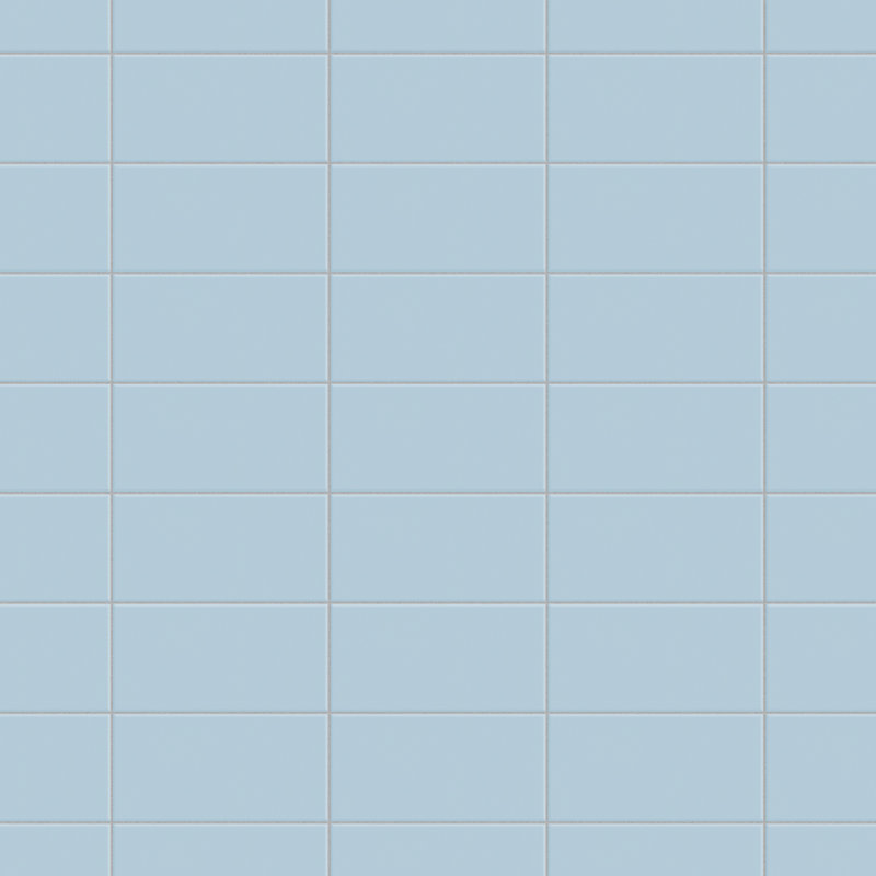 Projectos 3.88" x 7.75" Ceramic Subway Tile, Sky Blue