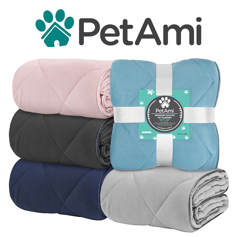 PET - B3022C Nylon rafraîchissant, 80 po x 60 po, Bleu marine